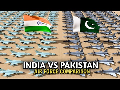 India vs Pakistan Air Force Comparison - Fighter Jet Strength 2025
