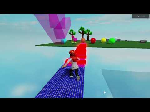 creativeWilliam made a Rainbow Obby in Roblox