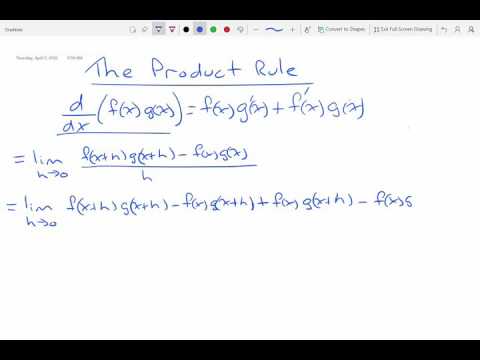 Product Rule Proof