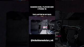 Laptop Loyalist vs. iPhone 15 Flexers 😭💻📱 #AsusArmy #SamsungS24Ultra #TechMemes #iphone15 #asusrog