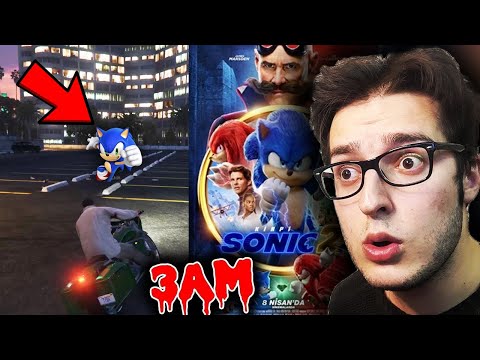 SONİC 2 MOVİE TRAİLER in THE GTA 5 !! GTA 5 MOD SONİX.EXE at 3am