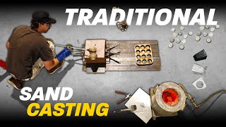 LEARNING THE BASICS: Turning Scrap into One-Off Hot Rod Parts | Traditional Sand Casting!