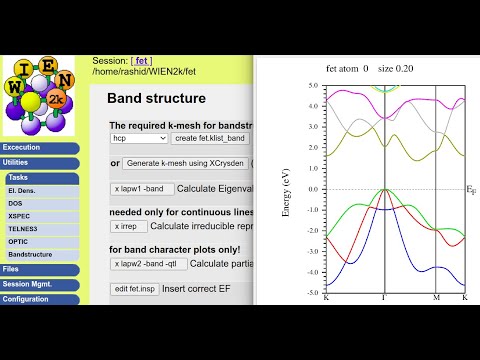 WTB05: Customize band structure plot in WIEN2k [বাংলা]