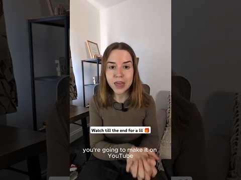 This is the BIGGEST sign you will make it on YouTube  #creatortips #youtubetips #digitalmarketing