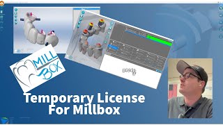 Temporary license for millbox #dentallaboratory #camsolutions #camsoftware