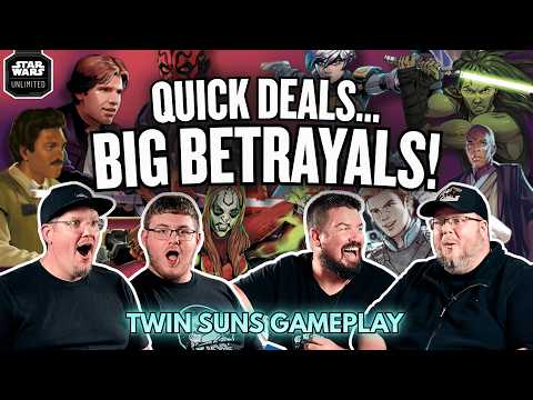 Twin Suns Gameplay | Quick Alliances & BIG Betrayals! | Star Wars Unlimited