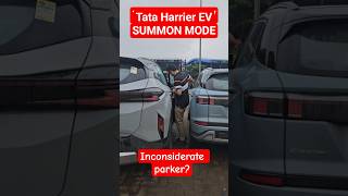 Tata Harrier EV का remote parking feature | SUMMON MODE #tataharrierev #tatamotors ै
