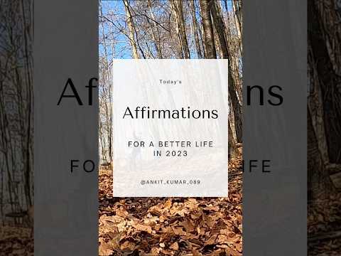 🚀🔮 "Manifest Abundance and Happiness in 2023! Powerful Affirmations for a Life of Dreams" 💫✨