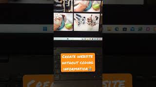 Without coding information website create using builder