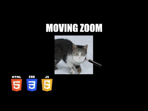 Zoom Following Cursor | HTML, CSS & JS Tutorial