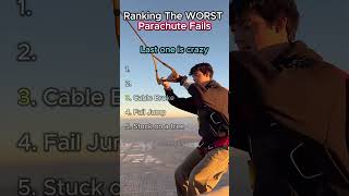 Ranking The Worst Parachute Fails