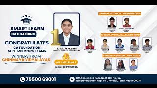 AIR 1 from Smart Learn – CA Coaching 🏆