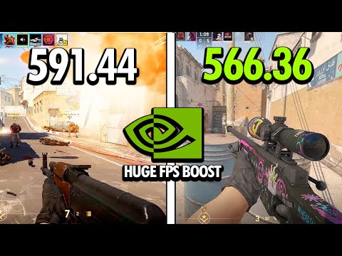 BEST NVIDIA Driver for CS2 – 566.36 vs 591.44 Comparison