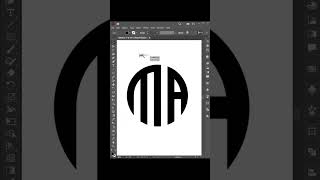Mr MA modern gradient logo design | Adove illustrator tutorial #shorts #ytshorts #logo