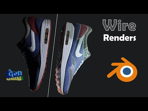 Wireframe Rendering | Blender Hindi Tutorial