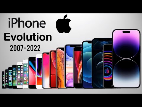 Evolution of iPhone 2007-2022