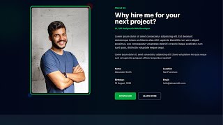 Building a Modern Portfolio Website with React and Tailwind CSS