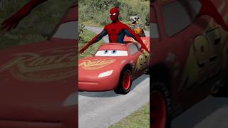 Funny Cars Crossing Bollard |BeamNG.Drive🚗🚗 #kids #unitedstatestiktok #car