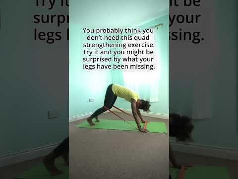 #homeworkout #womenwholiftweights #yogastrong #strengthandflexibility #stronglegs #quadsworkout