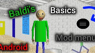 Baldi's basics classic mod menu android