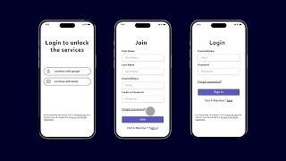 Login/Signup page Design in Figma - Figma Tutorial