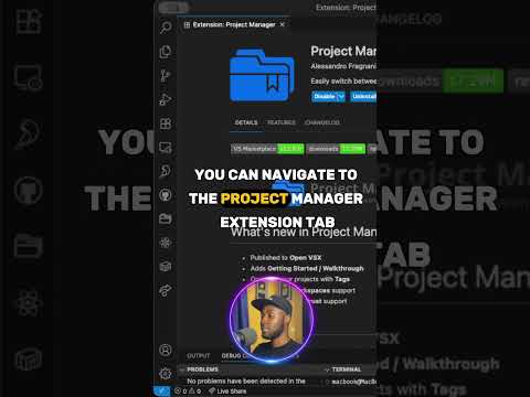 Ultimate VSCode Extension to Manage All Your Projects #webdevelopment #shortsindia #short #shorts