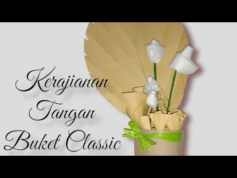 Cara membuat buket bunga dari kertas amplop