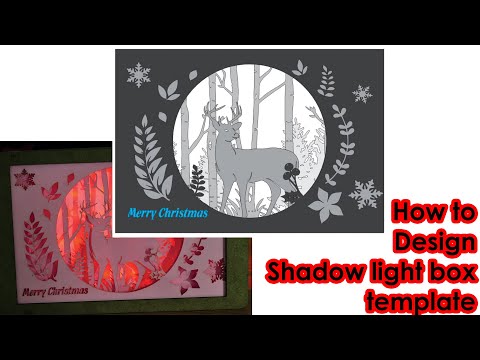 Shadow light box template - How to design