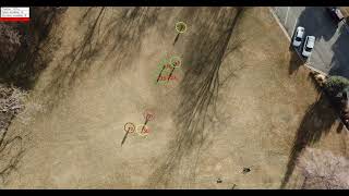 Multiple Target Tracking on R2 from non-moving UAV