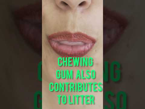 Did you know that chewing gum is a secret plastic offender? Find out more #PlasticFreeJuly