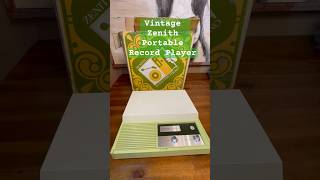 Vintage Zenith Working Portable Record Player