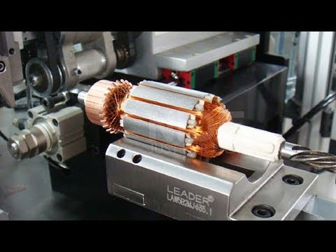 Awesome Modern Automatic Winding Machine Work in Factory, Fastest Automatic Coil Winding Machine