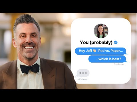 iPad vs Paper: Which One Wins at the Altar?