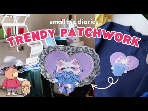 Patchwork Clothing With Cricut + Embroidery Machine | Small Business tips