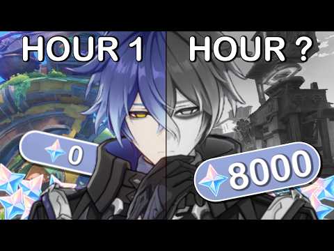 I farmed 8000 primogems for Flins in Genshin Impact
