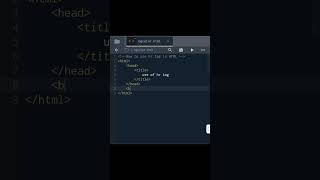 How to make horizontal line in HTML|hr tag|HTML tutorial for beginners #ytshorts#htmlcode