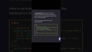 Get User's location using JavaScript #coders #developer #programming #coding #webdeveloper #programm