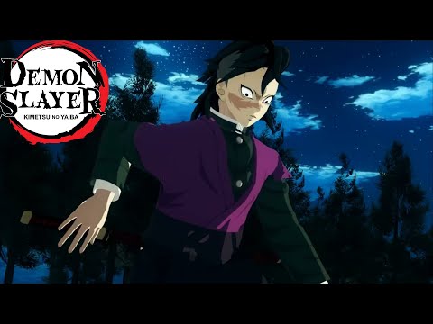 Muichiro,tanjiro,nezuko and genya vs upper moon 4 hantengu Part 1 Demon slayer swordsmith vilage arc