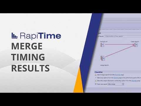 Merging timing results with RapiTime