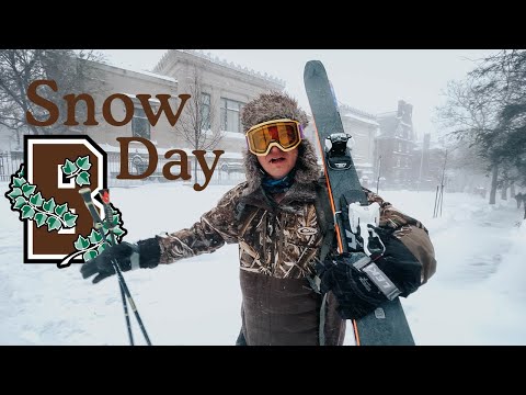 Crazy Winter Storm @ BrownU ❄️🐻 | Weekends at Brown University