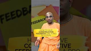 How to give constructive feedback like a pro in 3 steps | Chaitanya Charan