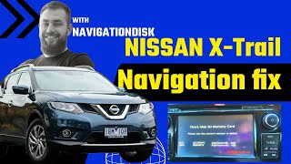 Fixing Nissan X-Trail Navigation error - sd map card | DIY | Navigationdisk