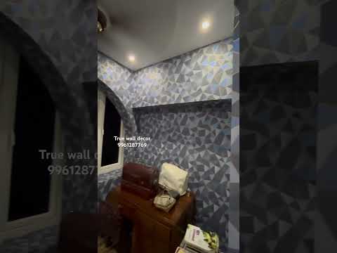 #interiordesign #wallpaper #homedecor #wallpaperdecor #customisedwallpaper  #3dwalldecorationeffect