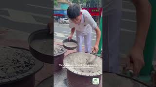 An ancient tea roasting technique