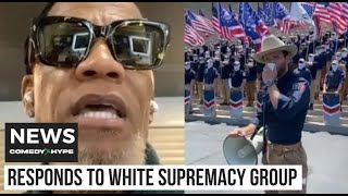 DL Hughley Calls Out 'White Racist Group' Protesting With No Police: "F*ck Out Of Here" - CH News