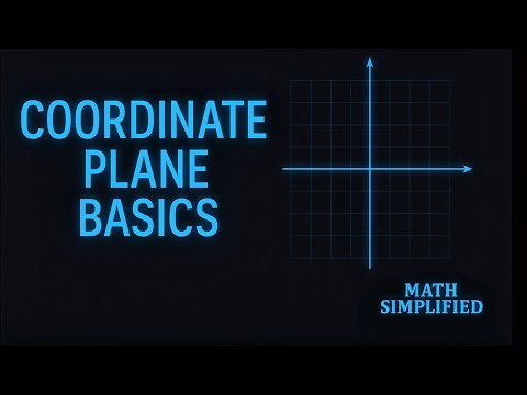 Algebra 1 - Coordinate Plane Basics