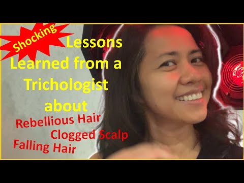 Taming a Rebellious Hair | Best Hair Treatment for Clogged Scalp & Falling Hair | #trichologist #17