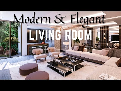 Modern & Elegant Living Rooms | Interior Design | Decorating Ideas