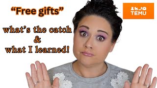 What's REALLY going on with Temu's free gifts! The catch & what I learned! Timestamps below!