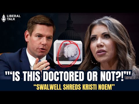 ‘Is This Photo Doctored or Not?!’ — Swalwell Corners Trump’s DHS Secretary in Stunning Exchange